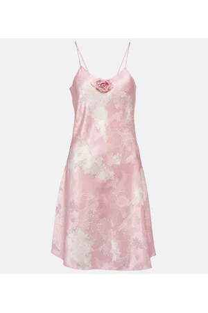 RODARTE Vestido corto de seda estampado