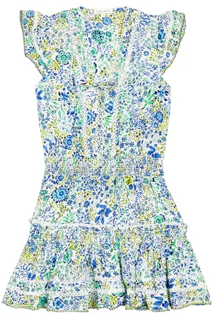 POUPETTE ST BARTH Vestido Anais con volantes estampado