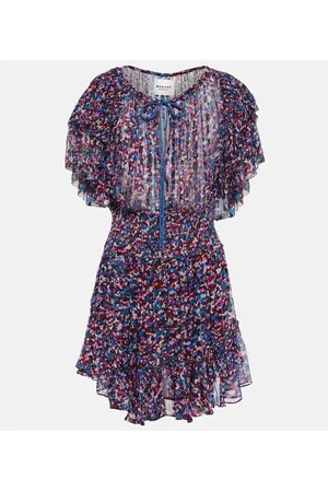 Marant Etoile Vestido corto Florise de georgette