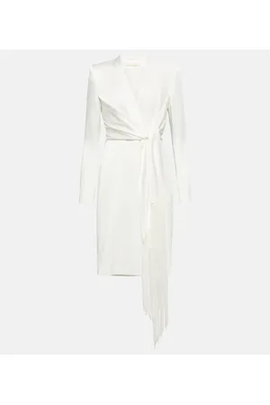 Max Mara Novia - vestido envolvente Maura de satén