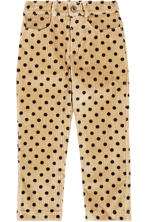 PAADE Pantalones anchos de pana de algodón