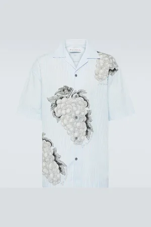 J.W.Anderson Camisa de popelín de algodón a rayas