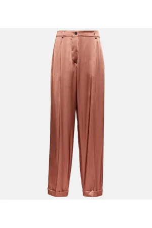 Tom Ford Pantalones anchos de tiro alto