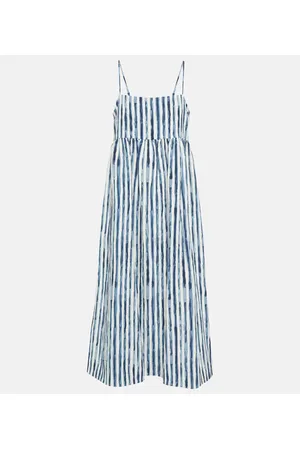 Vince Vestido midi a rayas
