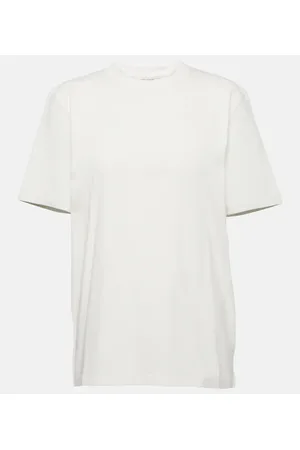 Saint Laurent Camiseta de algodón oversized