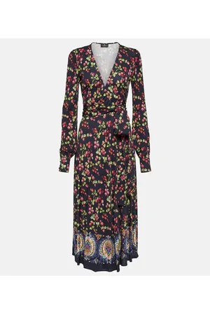 Etro Vestido de jersey estampado