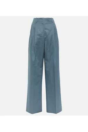 The Row Pantalones Gaugin de algodón y ramio