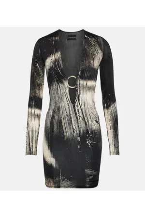 Louisa Ballou Vestido corto Helios estampado