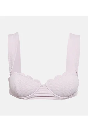 Marysia Top de bikini North festoneado