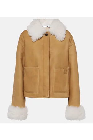 Loewe Chaqueta de piel con borrego