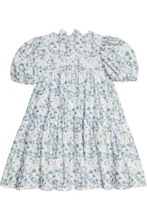Il gufo Vestido de algodón floral