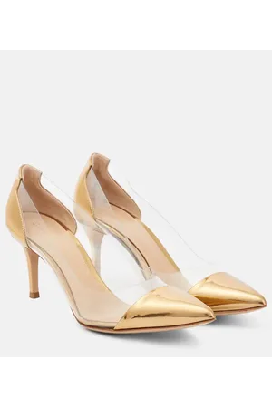 Gianvito Rossi Salones Plexi 70 de piel y PVC