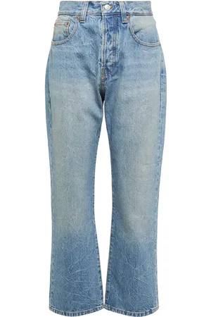 Victoria Beckham Jeans cropped de tiro alto