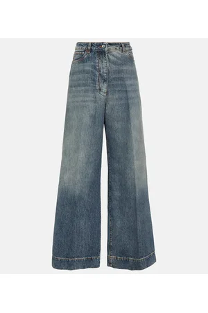 Etro Jeans anchos de tiro alto