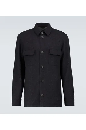 Loro Piana Sobrecamisa en mezcla de cachemir