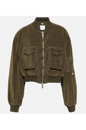 BLUMARINE Bomber de terciopelo