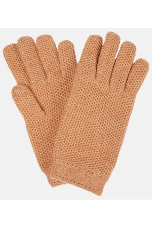 Loro Piana Guantes de croché de cachemir