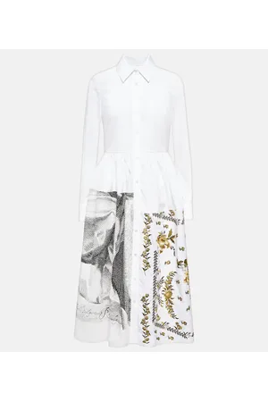Erdem Vestido camisero Sutton de algodón