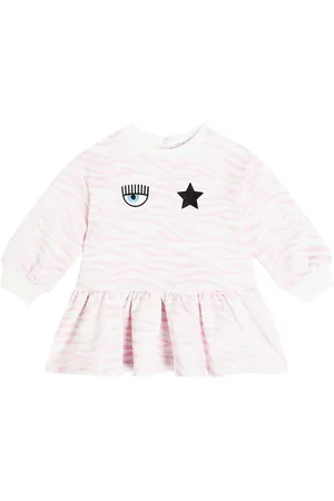 MONNALISA Bebé - x Chiara Ferragni vestido de algodón estampado