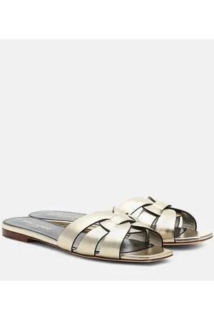 Saint Laurent Sandalias Tribute Nu Pieds 05 de piel