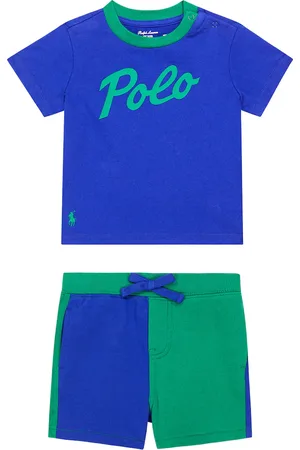 Ralph Lauren Bebé - set de camiseta y shorts de jersey