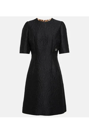 Dolce & Gabbana Vestido midi en jacquard floral