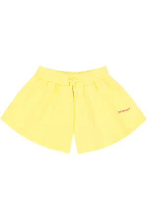 OFF-WHITE Shorts Helvetica Butterfly de algodón