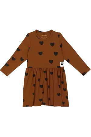 Mini Rodini Vestido Hearts en mezcla de lyocell