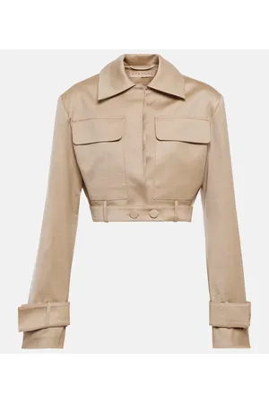 AYA MUSE Chaqueta cropped en mezcla de lana