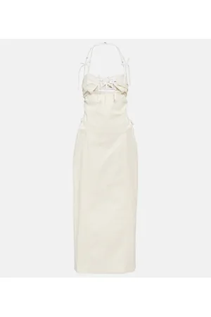 Jacquemus Vestido midi La Robe Ruban de mezcla de algodón