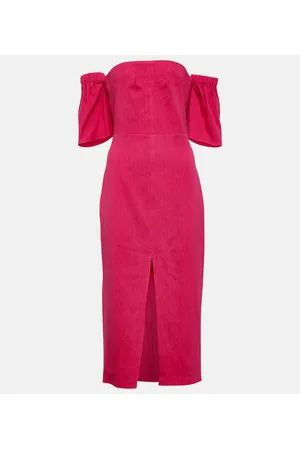 Isabel Marant Vestido midi Stony sin hombros
