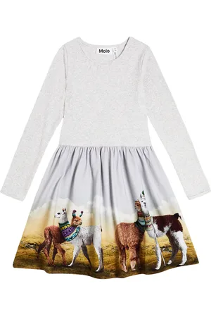 Molo Vestido Credence en jersey de algodón