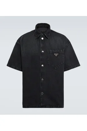 Prada Camisa vaquera con logo