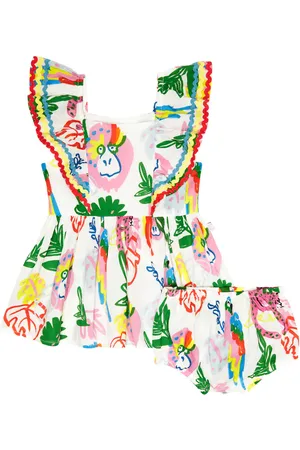 Stella McCartney Bebé - set de vestido y bragas en algodón
