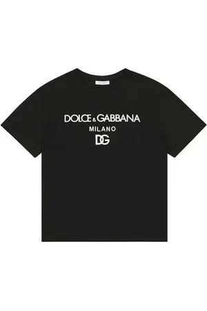 Dolce & Gabbana Camiseta en jersey de algodón con logo