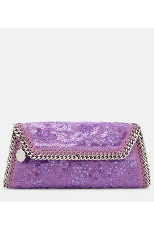 Stella McCartney Clutch Falabella con lentejuelas