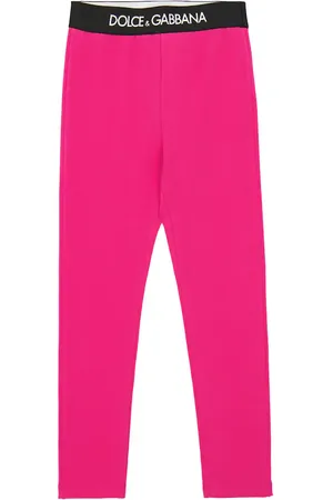 Dolce & Gabbana Leggings de algodón con logo