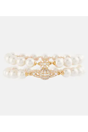 Vivienne Westwood Pulsera Graziella con perlas sintéticas