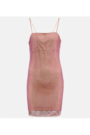 Stella McCartney Vestido corto adornado con cristales