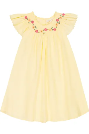Louise Misha Vestido Edith de algodón bordado