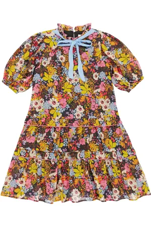 PAADE Vestido de algodón y seda floral