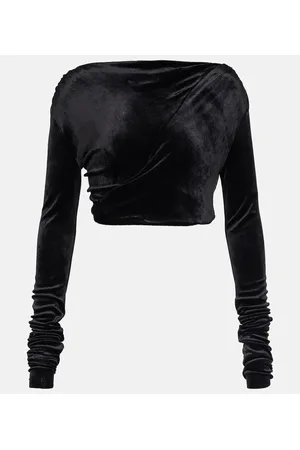 Rick Owens Lilies crop top de jersey