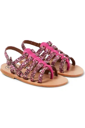 PèPè PèPè Sandalias Galassia de piel con glitter