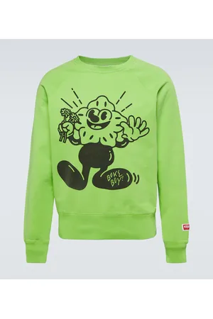 Kenzo Sudadera Boke Boy de algodón estampado