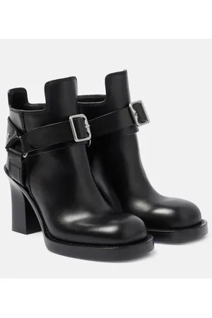 Burberry Botines de piel con fuseau