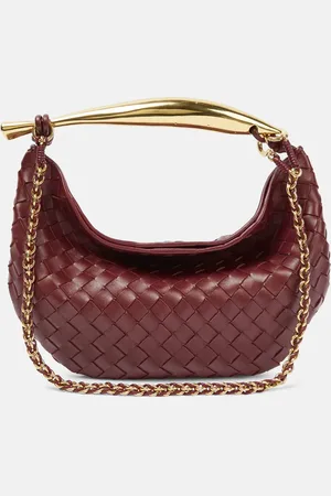 Bottega Veneta Bolso Sardine Chain de piel Intrecciato