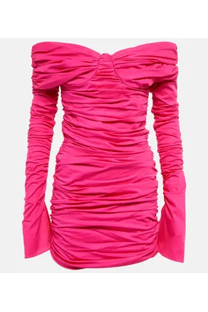 GIUSEPPE DI MORABITO Vestido corto fruncido