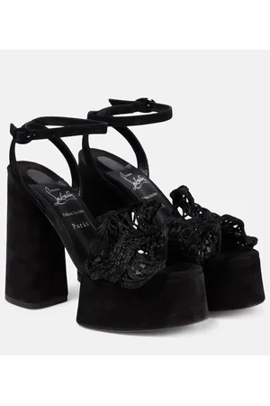 Christian Louboutin Sandalias Deia Frou Alta de ante