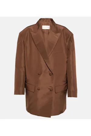 VALENTINO Blazer cruzado de seda