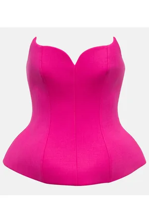 GIUSEPPE DI MORABITO Bustier en mezcla de lana
